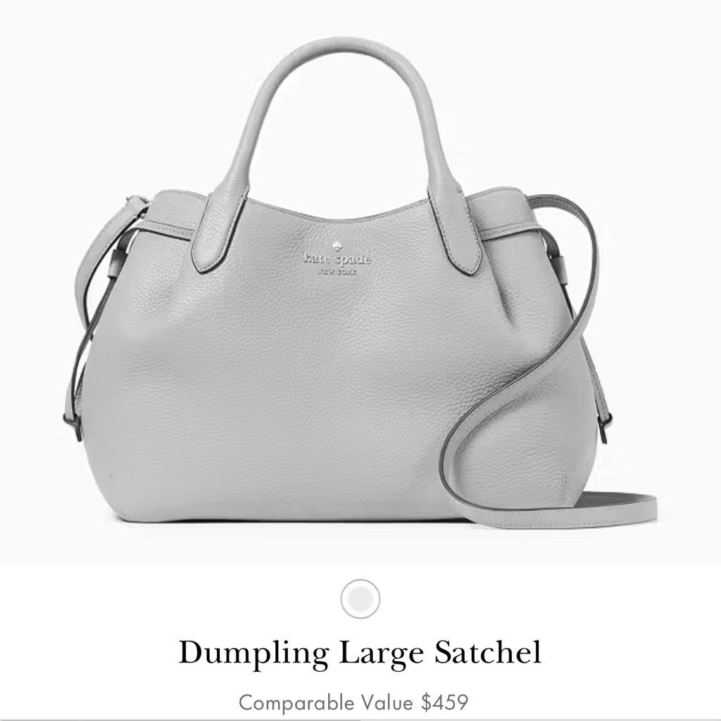 New Kate Spade Dumpling Large Satchel